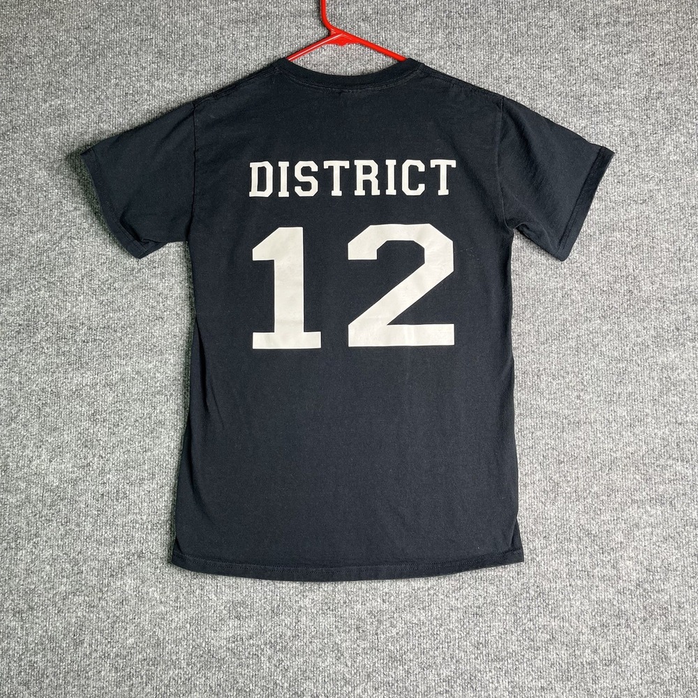 The Hunger Games Promo T-shirt Small 2012 District 12 Lionsgate Double Sided - Picture 6 of 6